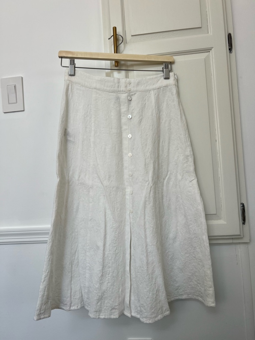 White Midi Skirt